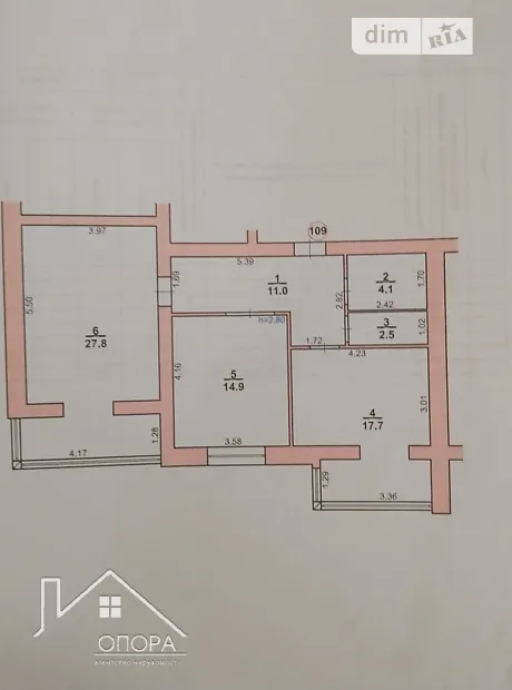 Квартира на вул. Залізняка Максима, 1Б в Хмельницькому, ID 322446, фото №14