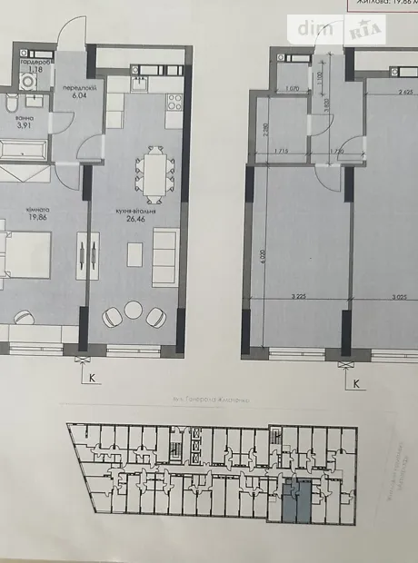 Квартира на вул. Князя Романа Мстиславича, 22А в Києві, ID 321979, фото №17