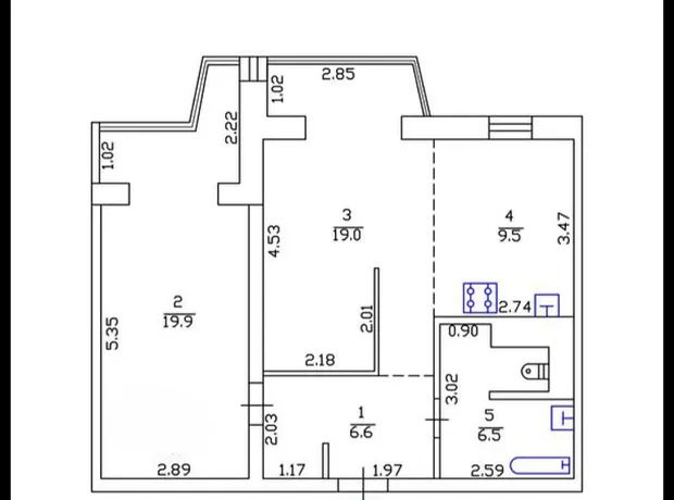 Квартира на просп. Петра Григоренка, 39А в Київ, ID 321460, фото №2