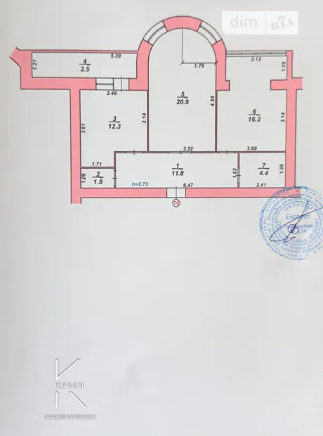 Квартира на вул. Лісогринівецька 30/6 в Хмельницькому, ID 321265, фото №27