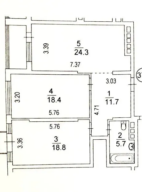 Квартира на просп. Берестейський, 5Б в Київ, ID 320559, фото №3