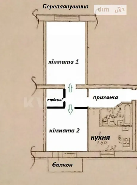 Квартира на вул. Академіка Туполєва, 16Б в Києві, ID 335064, фото №20