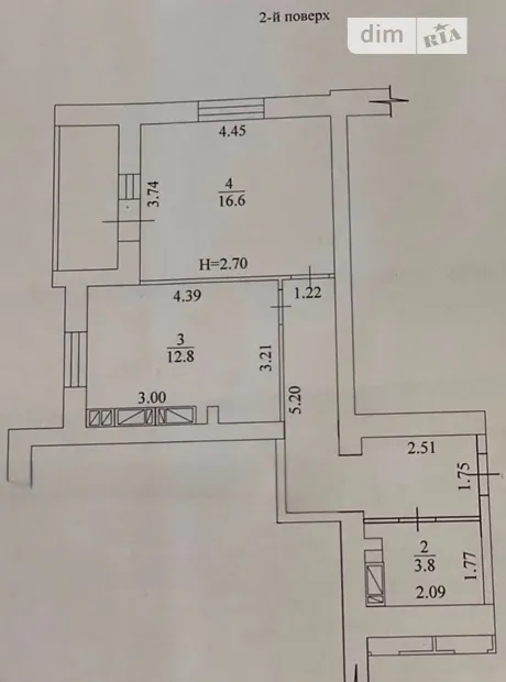 Квартира на вул. Лисаветинська, 7А в Харків, ID 320271, фото №2