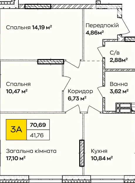 Квартира на вул. Івана Кочерги, 17А в Києві, ID 320183, фото №8