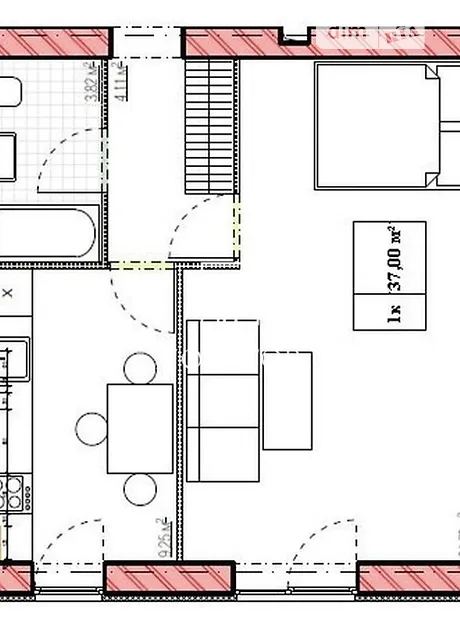 Квартира на вул. Героїв України, 4 в Київ, ID 320205, фото №3