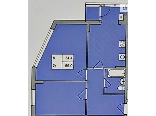 Квартира на вул. Пілотська 2/1 в Хмельницький, ID 319121, фото №1