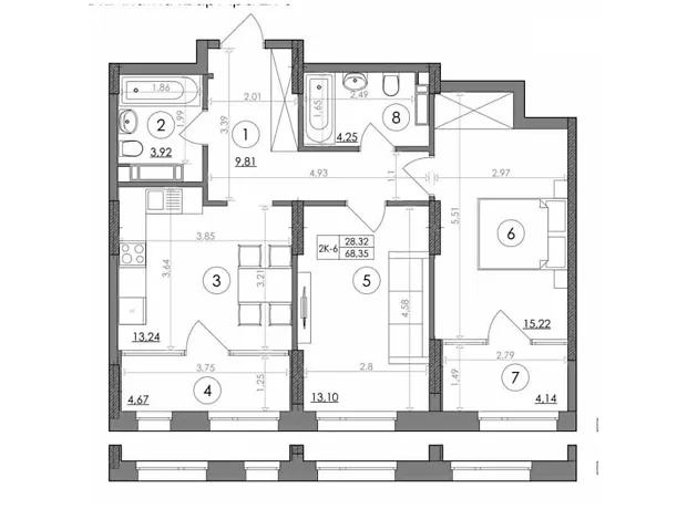 Квартира на шосе Столичне, 5А в Києві, ID 320162, фото №6