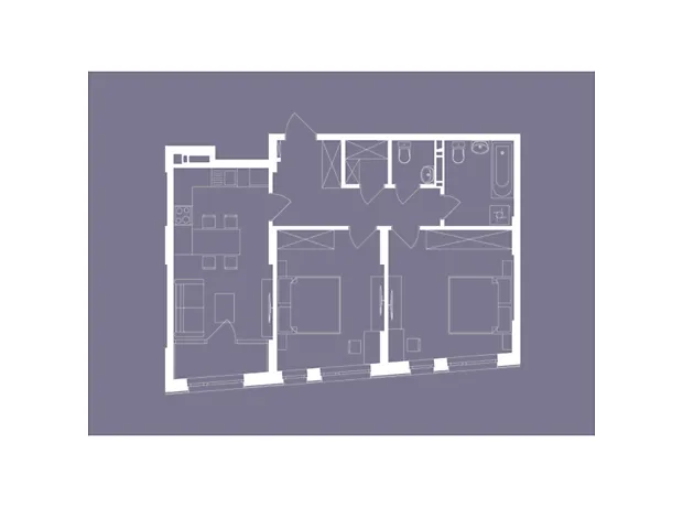 Квартира на шосе Столичне, 1Б в Києві, ID 320107, фото №6