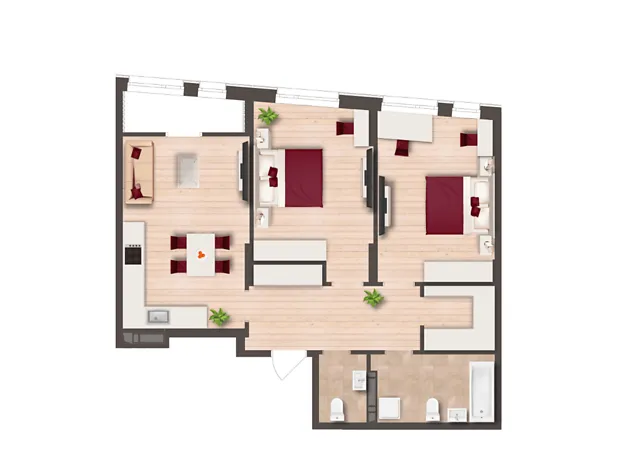 Квартира на шосе Столичне, 1Б в Києві, ID 320113, фото №7