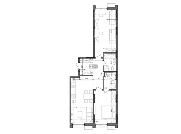 Квартира на шосе Столичне, 1Б в Києві, ID 319838, фото №6
