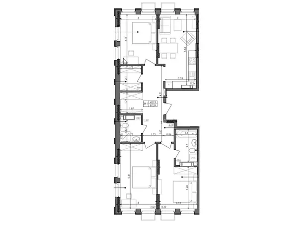 Квартира на шосе Столичне, 1Б в Києві, ID 319784, фото №6