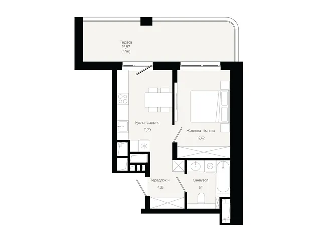 Квартира на вул. Героїв Крут в Львові, ID 319258, фото №6