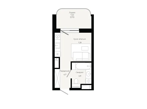 Квартира на вул. Героїв Крут в Львові, ID 319076, фото №6