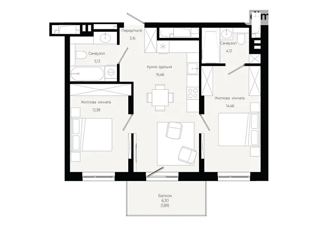 Квартира на вул. Героїв Крут в Львові, ID 319262, фото №6