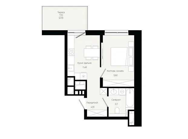 Квартира на вул. Героїв Крут в Львові, ID 319068, фото №6