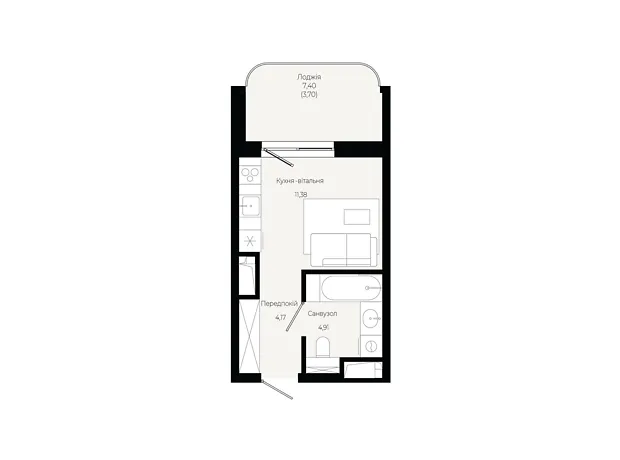 Квартира на вул. Героїв Крут в Львові, ID 319273, фото №6