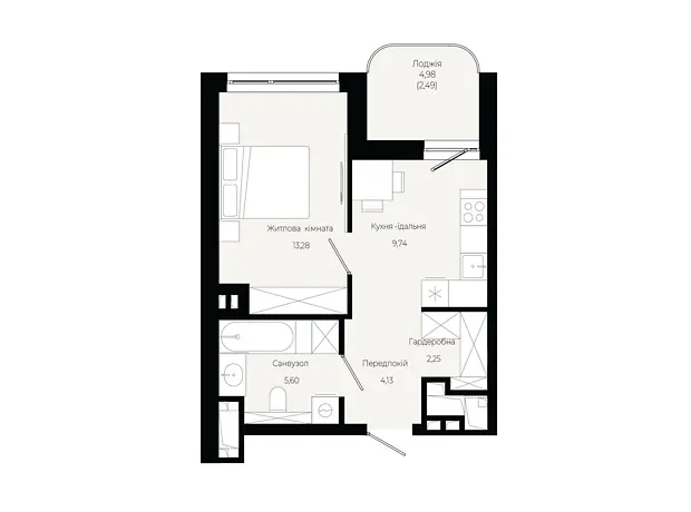 Квартира на вул. Героїв Крут в Львові, ID 319233, фото №6