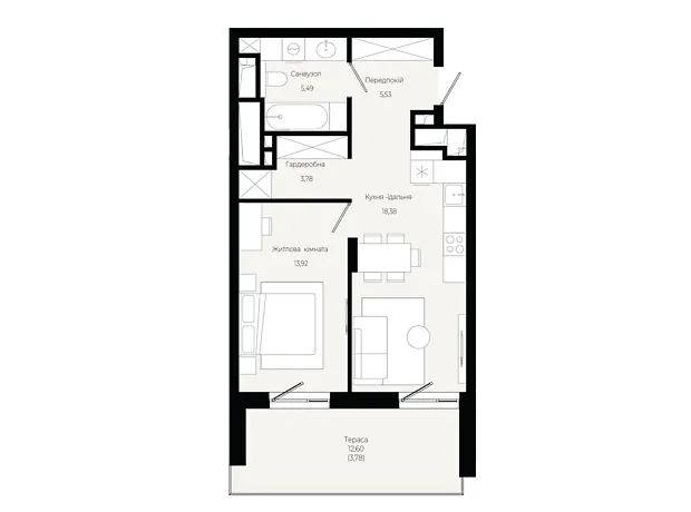 Квартира на вул. Героїв Крут в Львові, ID 319072, фото №6