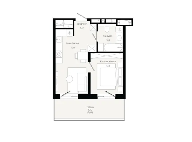 Квартира на вул. Героїв Крут в Львові, ID 319266, фото №6