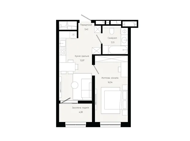 Квартира на вул. Героїв Крут в Львові, ID 319263, фото №6