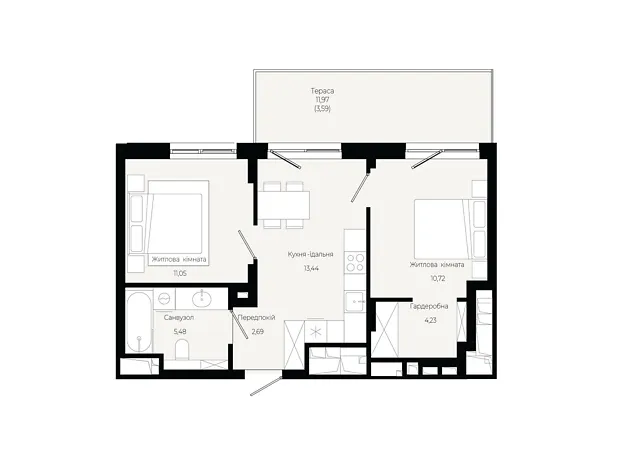 Квартира на вул. Героїв Крут в Львові, ID 319260, фото №6