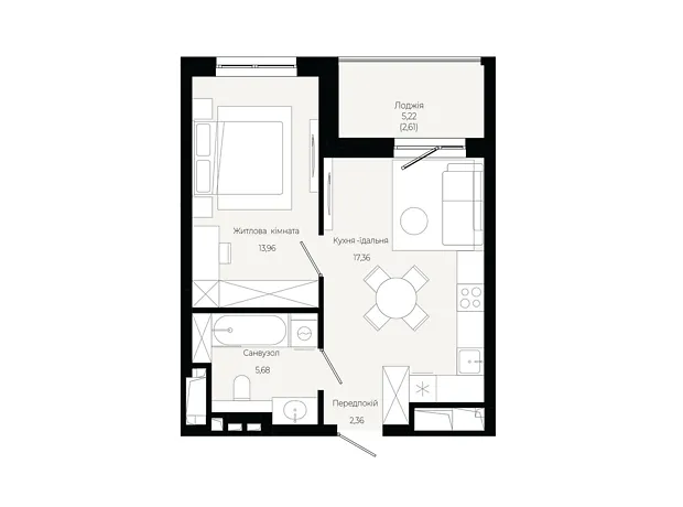 Квартира на вул. Героїв Крут в Львові, ID 319248, фото №6