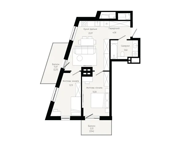 Квартира на вул. Героїв Крут в Львові, ID 319245, фото №6