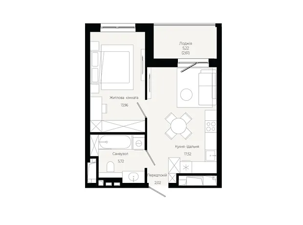 Квартира на вул. Героїв Крут в Львові, ID 319079, фото №6