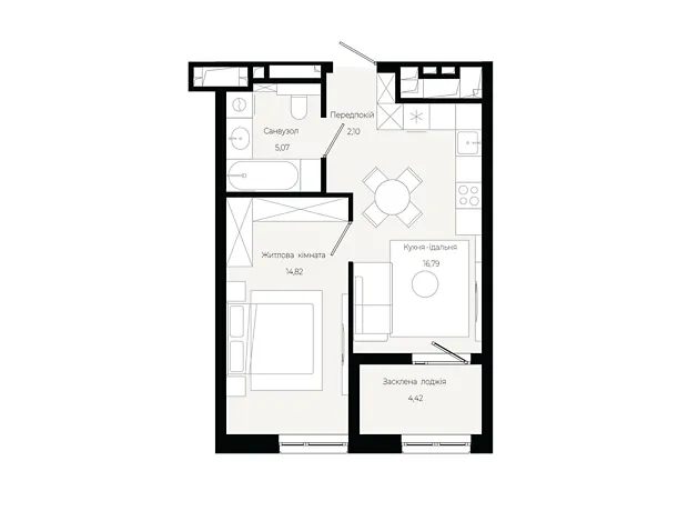 Квартира на вул. Героїв Крут в Львові, ID 319240, фото №6
