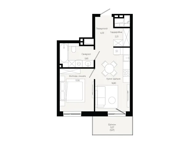 Квартира на вул. Героїв Крут в Львові, ID 319243, фото №6