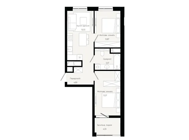 Квартира на вул. Героїв Крут в Львові, ID 319234, фото №6
