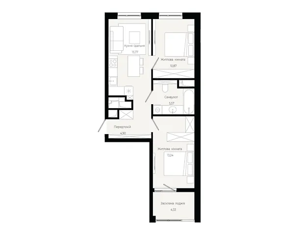 Квартира на вул. Героїв Крут в Львові, ID 319225, фото №6