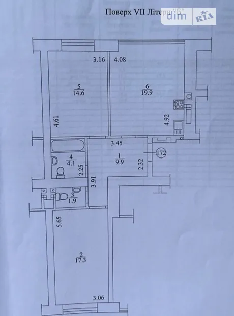 Квартира на вул. Виговського в Києві, ID 319034, фото №17