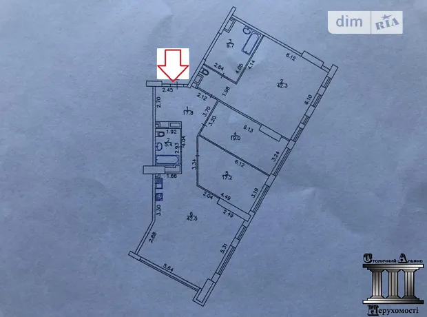 Квартира на просп. Берестейський, 11 в Києві, ID 318711, фото №7
