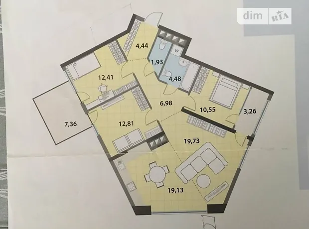 Квартира на вул. Митрополита Василя Липківського, 16В в Київ, ID 353937, фото №4