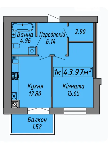 Квартира на вул. Бандери Степана, 60 в Івано-Франківську, ID 318215, фото №6