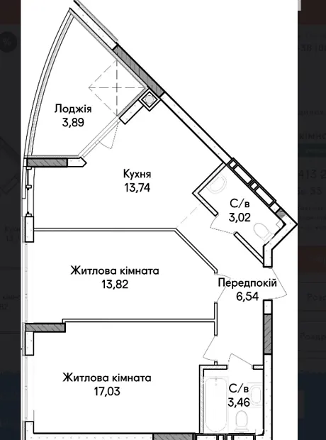 Квартира на вул. Ольги Кобилянської 1В/43 в Києві, ID 320034, фото №20