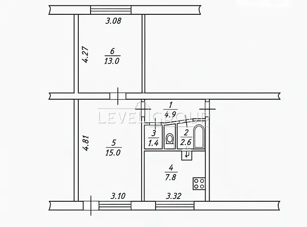 Квартира на вул. Миколи Кибальчича, 14 в Києві, ID 325602, фото №15
