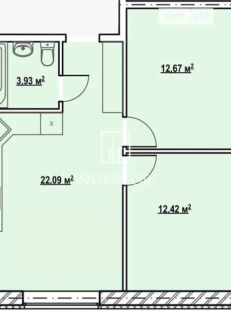 Квартира на вул. стуса, 26 в Київ, ID 325815, фото №3