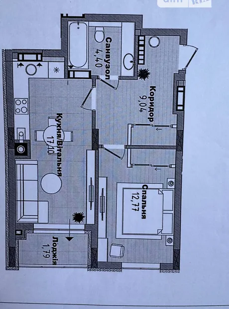 Квартира на вул. Трускавецька в Львів, ID 327191, фото №3