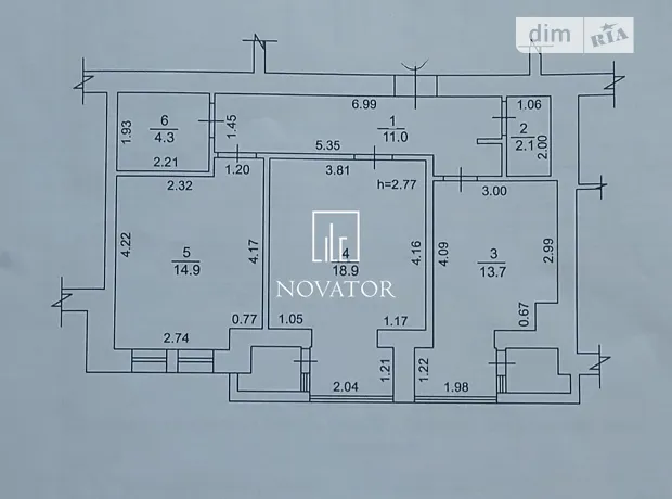 Квартира на вул. Миколи Амосову, 4 в Києві, ID 328349, фото №11