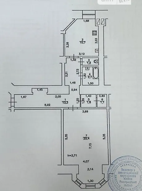 Квартира на вул. Рейтарська, 20/24 в Києві, ID 342936, фото №11