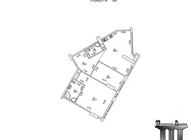 Квартира на просп. Берестейський, 11 в Київ, ID 328441, фото №3