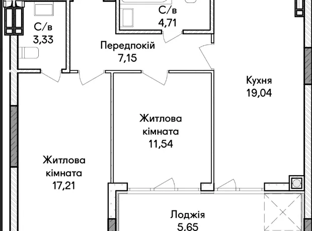 Квартира на вул. Ольги Кобилянської 1В/42 в Києві, ID 330127, фото №15
