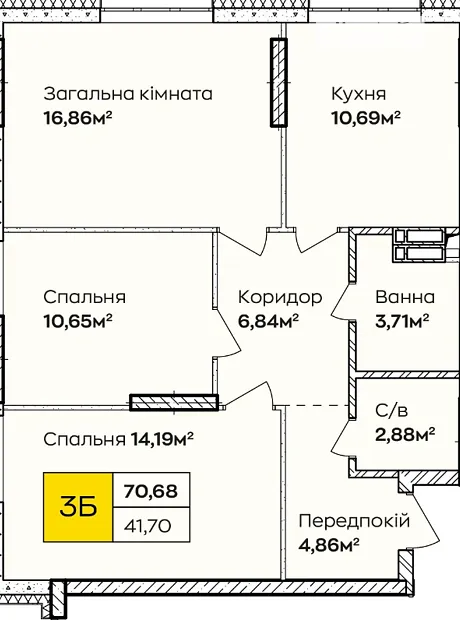 Квартира на вул. Івана Кочерги, 17А в Києві, ID 330118, фото №11