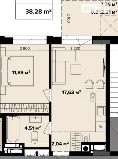 Квартира на вул. Українська, 1Б в Київ, ID 330320, фото №3