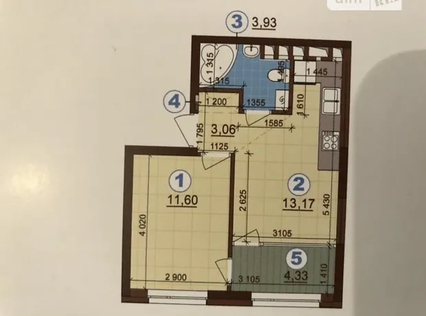 Квартира на вул. Всеволода Змієнка, 21 в Києві, ID 342414, фото №7