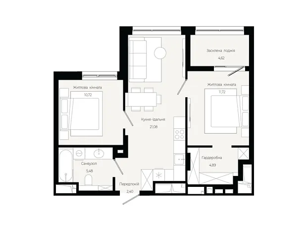 Квартира на вул. Героїв Крут в Львові, ID 330518, фото №6