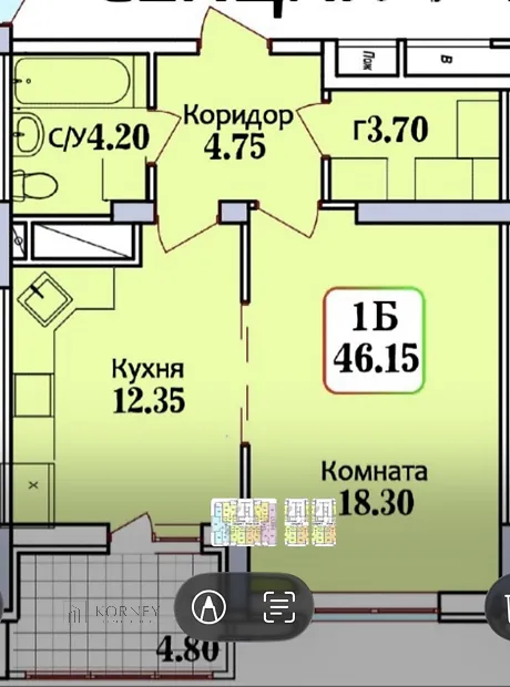 Квартира на вул. Героїв Крут, 27А в Одесі, ID 331073, фото №9