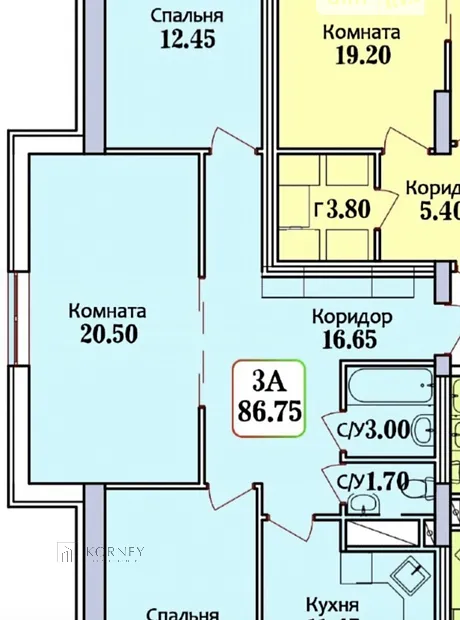 Купити квартиру за адресою вул. Героїв Крут, 27А в Одеса на Findly.com.ua Квартира на вул. Героїв Крут, 27А в Одеса, ID 332239, фото №1